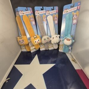 Plush Toy Set - Yellow, Gray, Blue